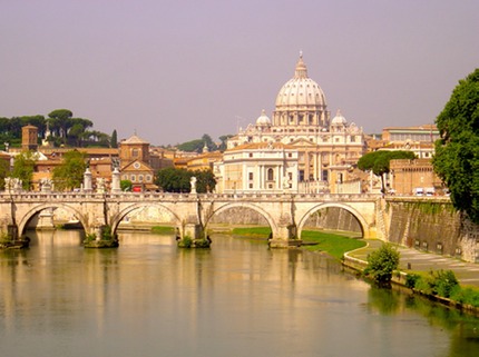 Rome: Pont Saint-Ange, St-Pierre (Vatican)